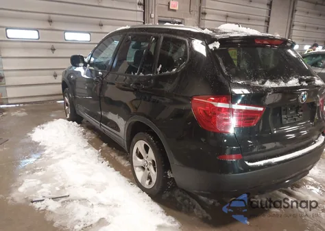 2012 BMW X3 xDrive28I from USA, damaged, VIN 5UXWX5C52CL724073